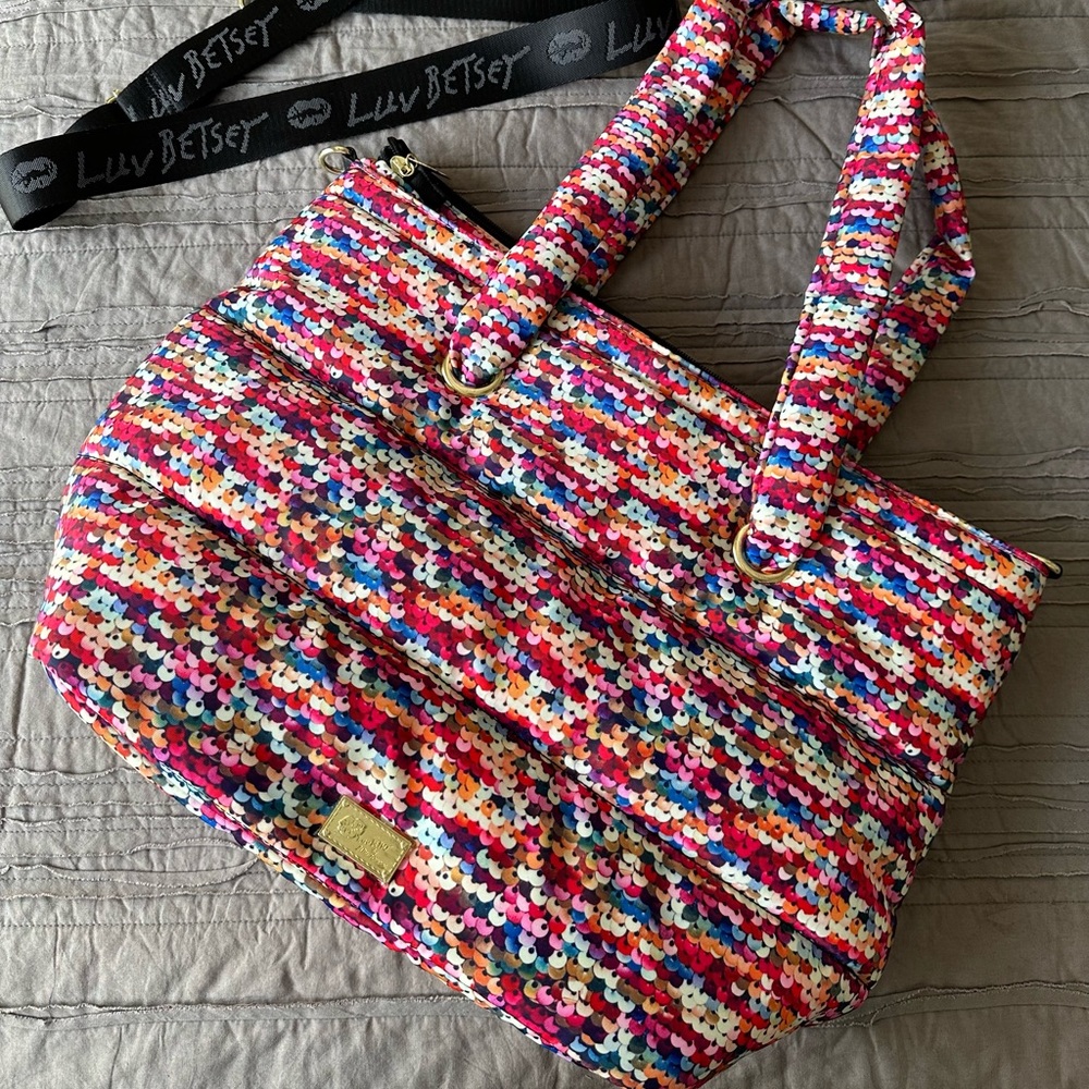 Betsey Johnson Tote Bag in excellent used condition.